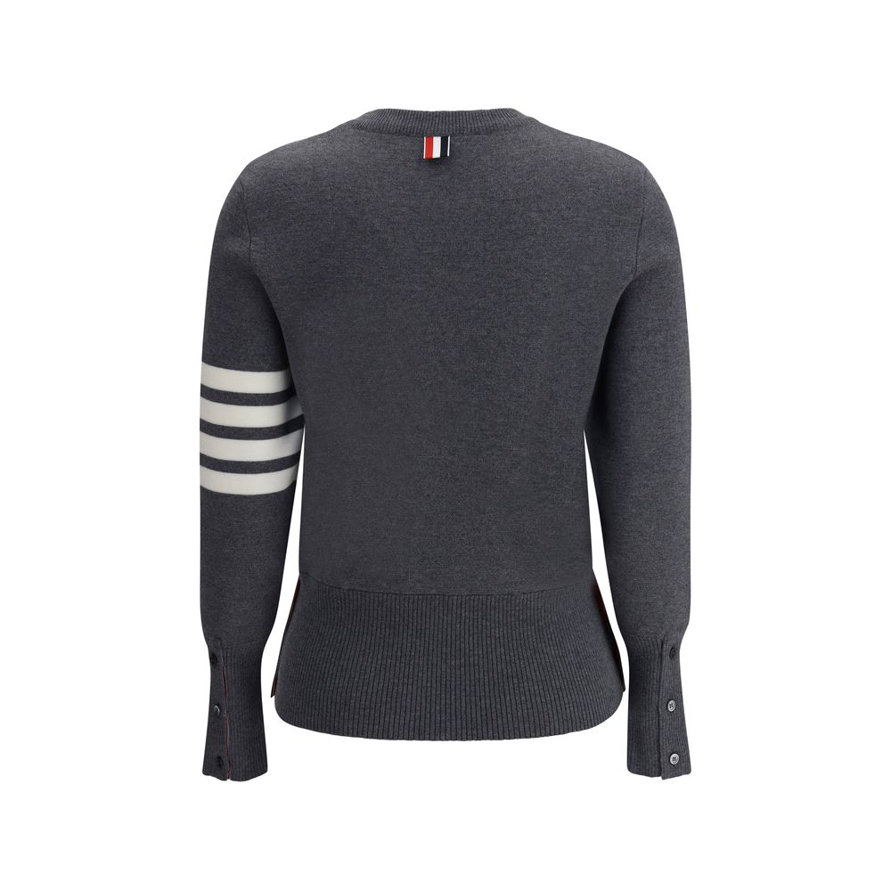 Gray Fleece Wool Sweatshirt - TIZZIL