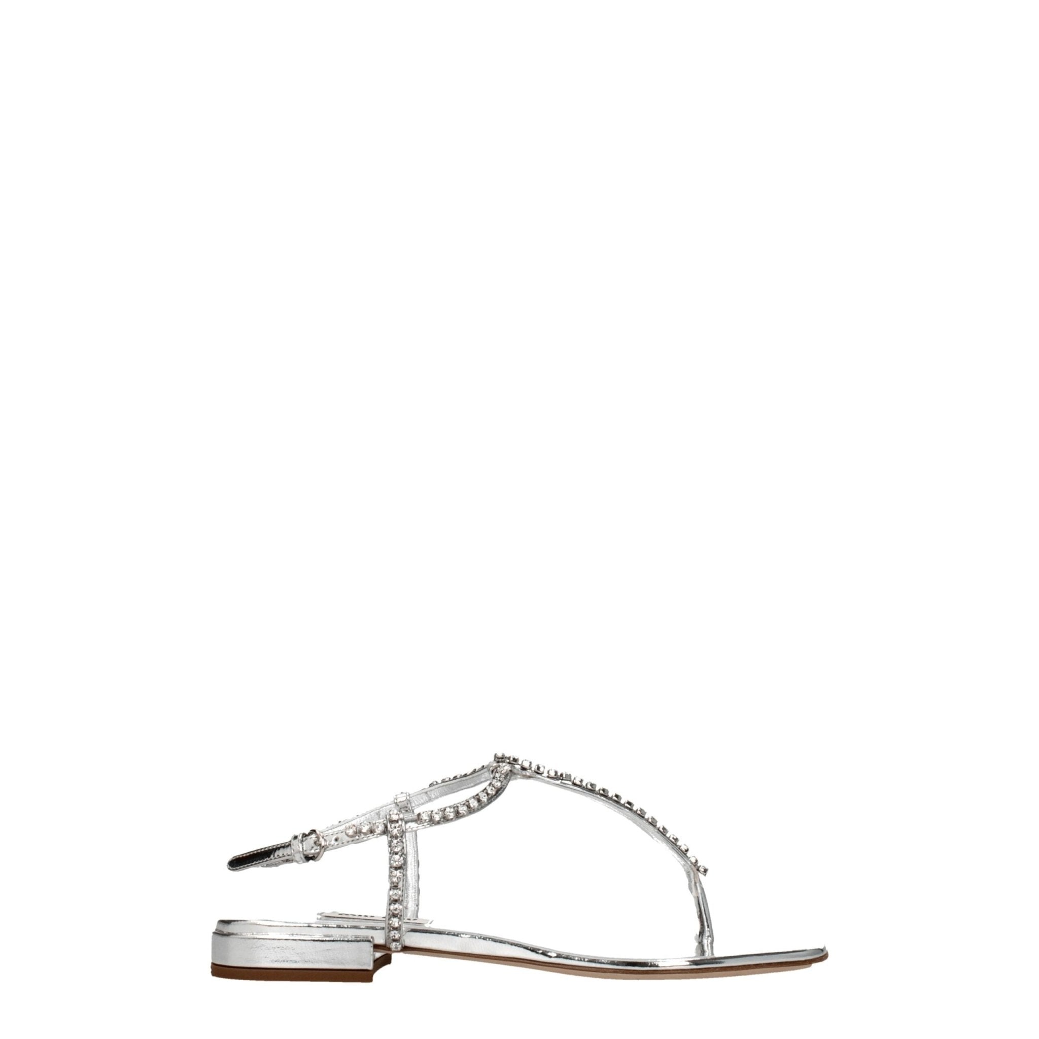 Gray Leather Flip - Flop Sandals - TIZZIL