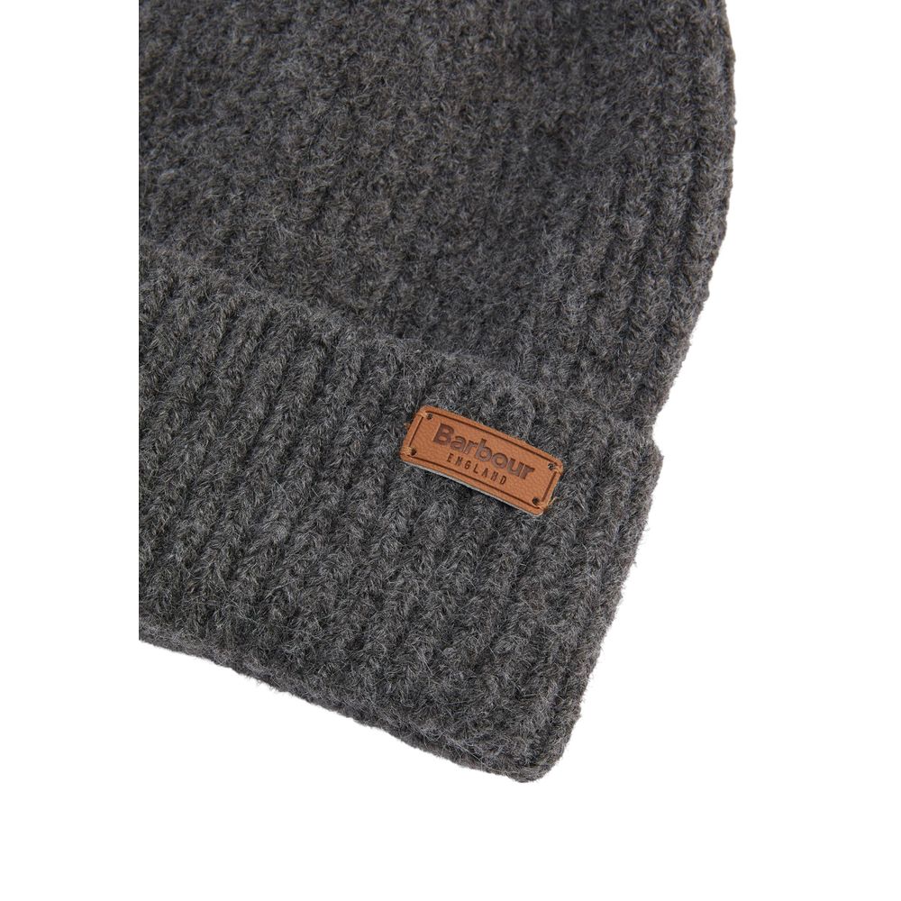 Gray Polyester Beanie - TIZZIL