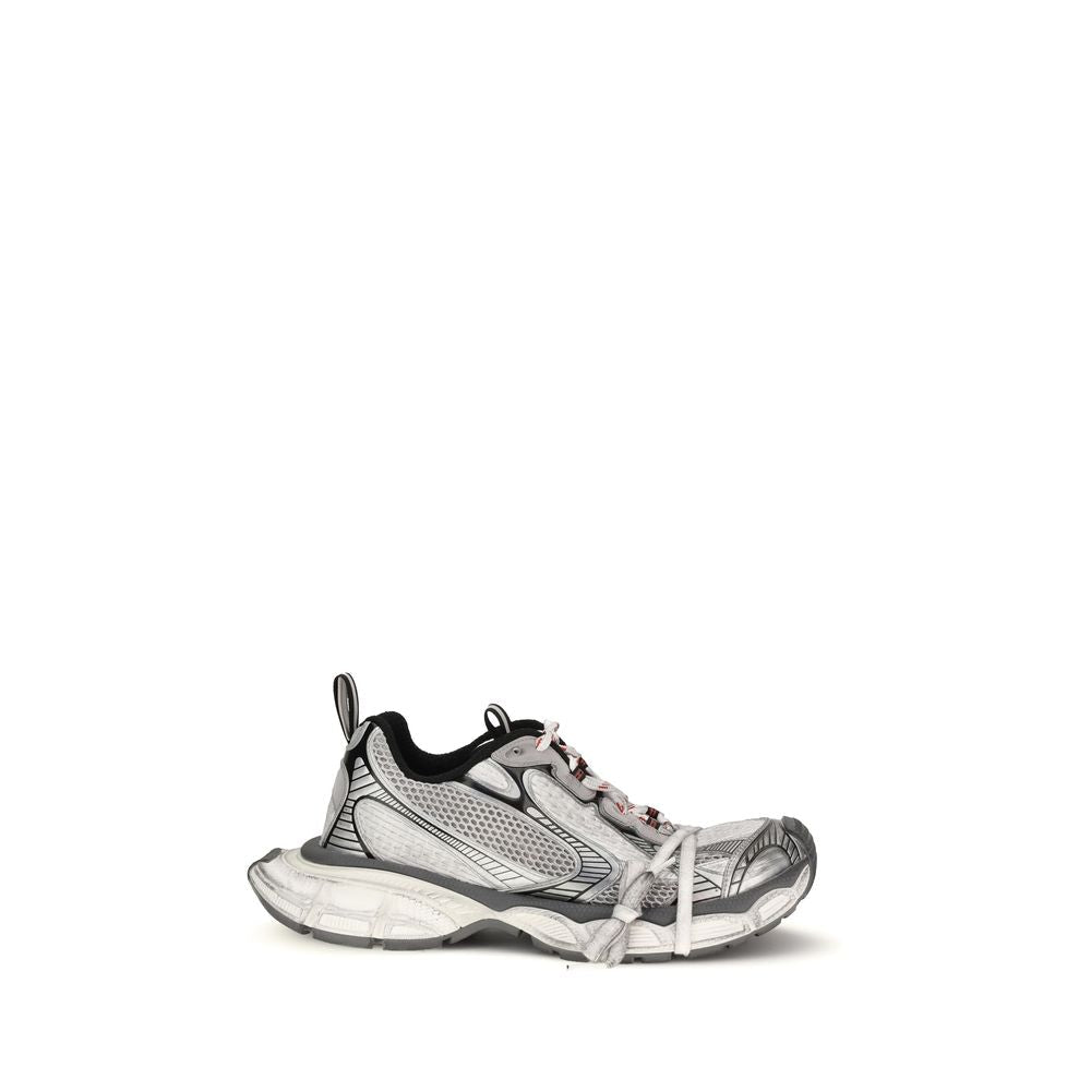 Gray Polyethylene Athletic Sneakers - TIZZIL