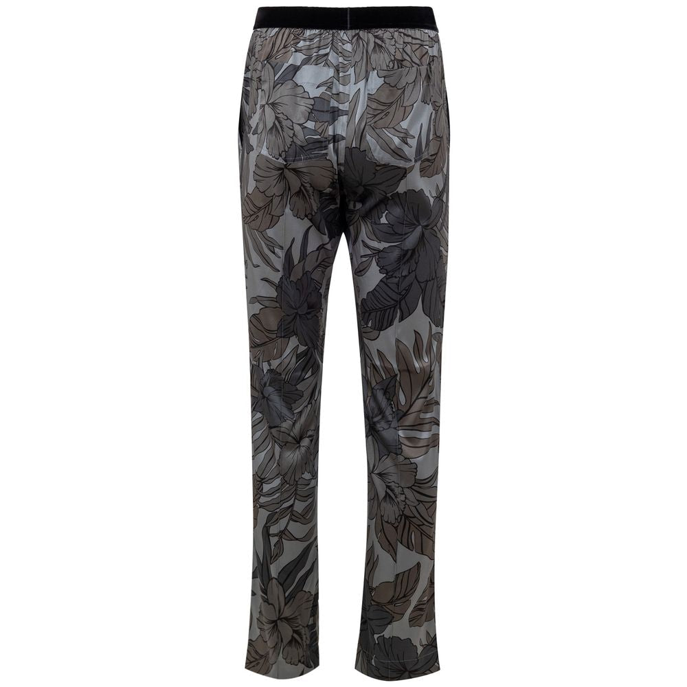 Gray Silk Nightgown - TIZZIL