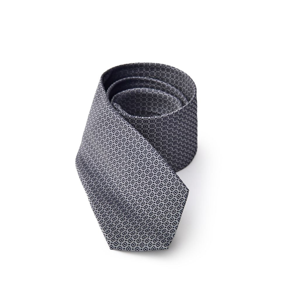 Gray Silk Tie - TIZZIL