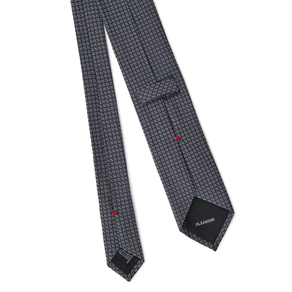 Gray Silk Tie - TIZZIL