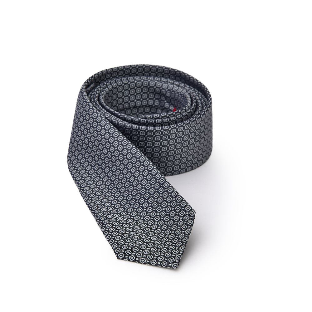 Gray Silk Tie - TIZZIL
