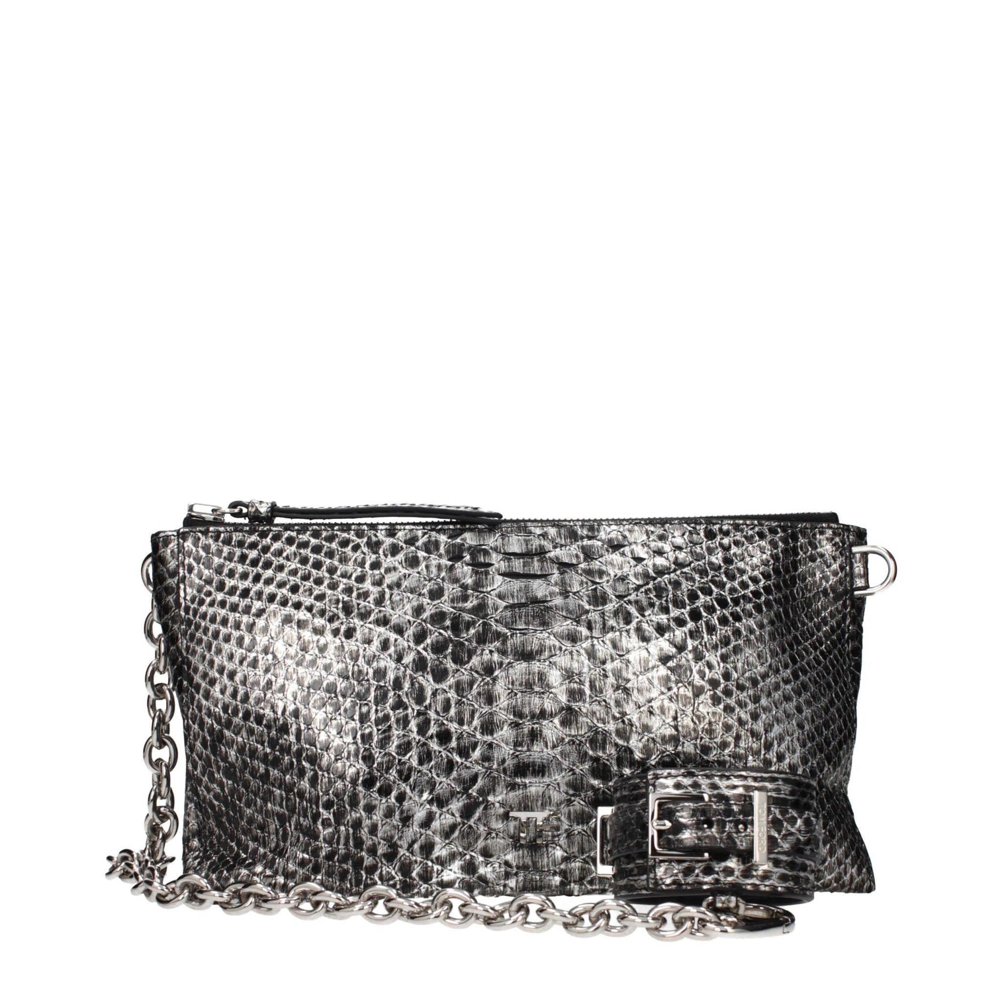 Gray Skin Handbag - TIZZIL