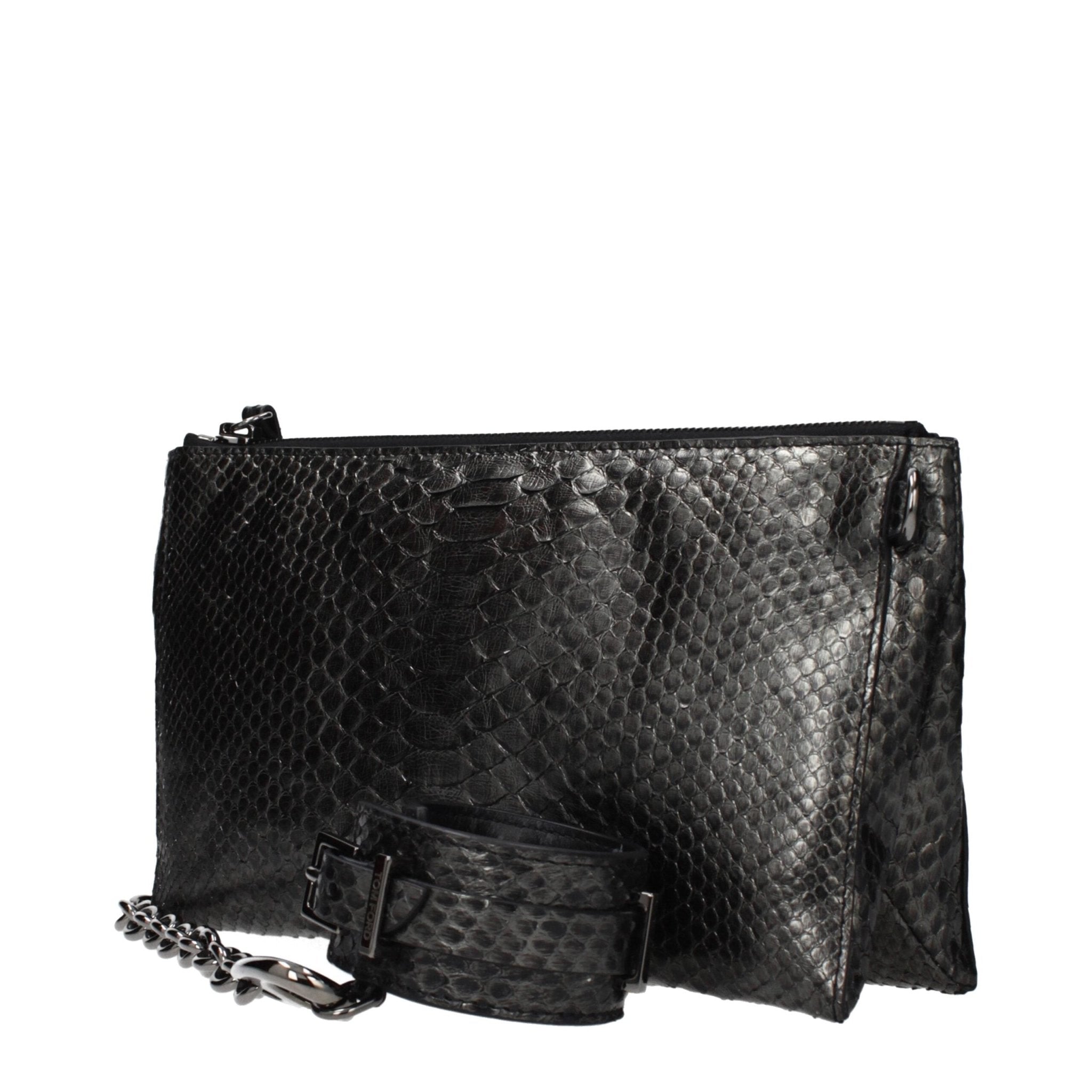 Gray Skin Handbag - TIZZIL