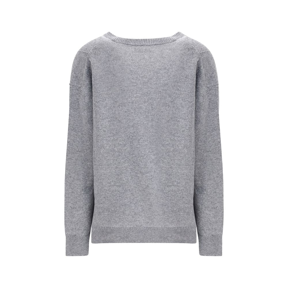 Gray Wool Sweatshirt - TIZZIL