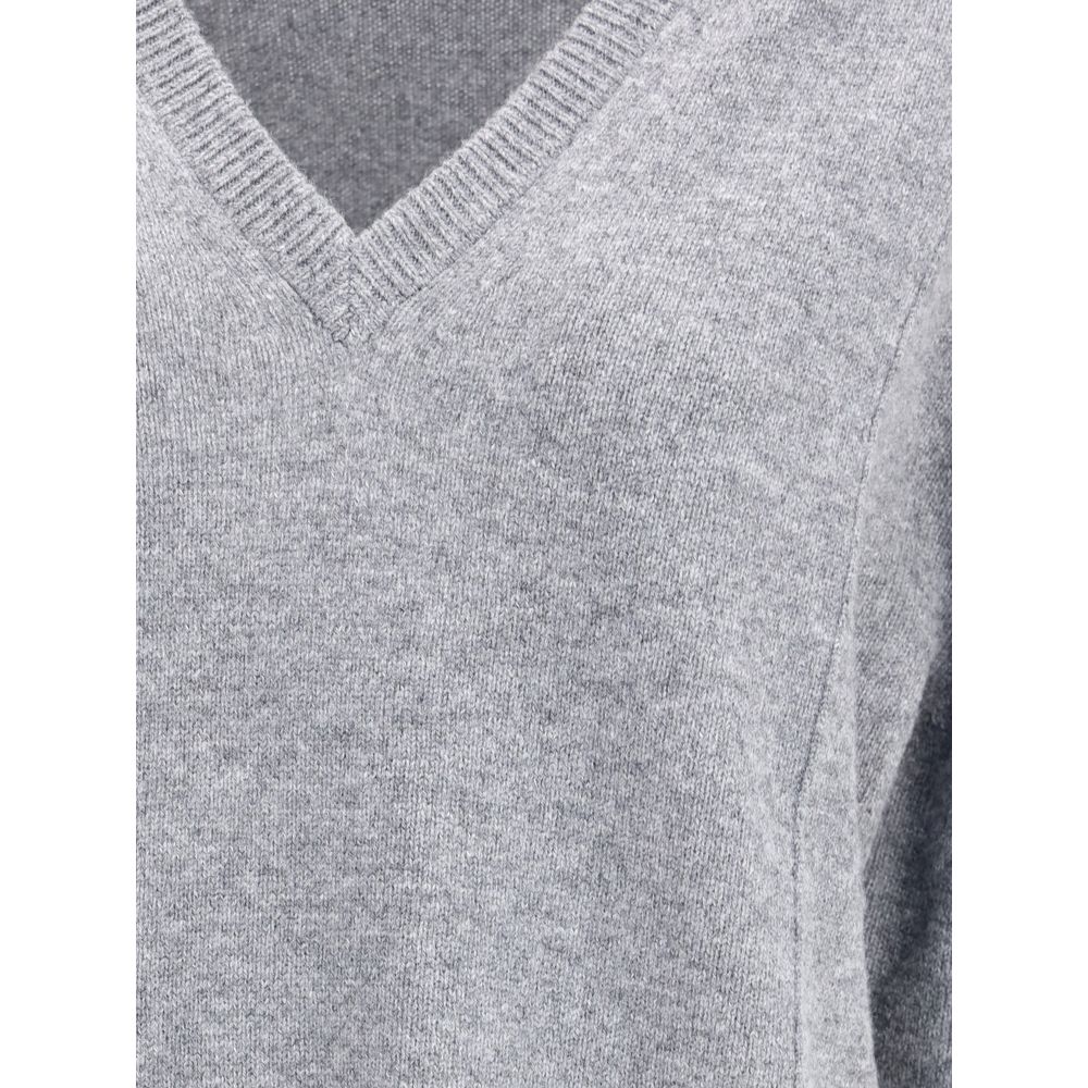 Gray Wool Sweatshirt - TIZZIL