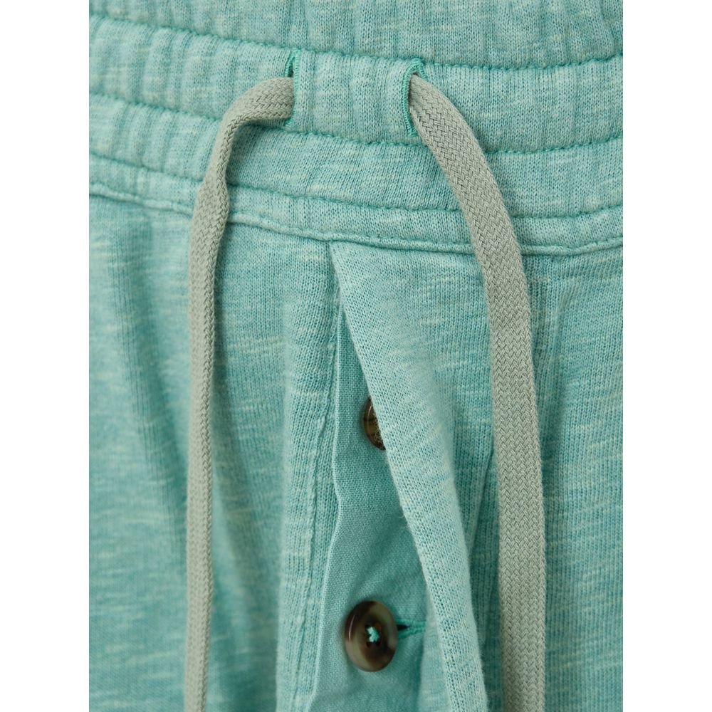 Green Cotton Cargo Pants - TIZZIL