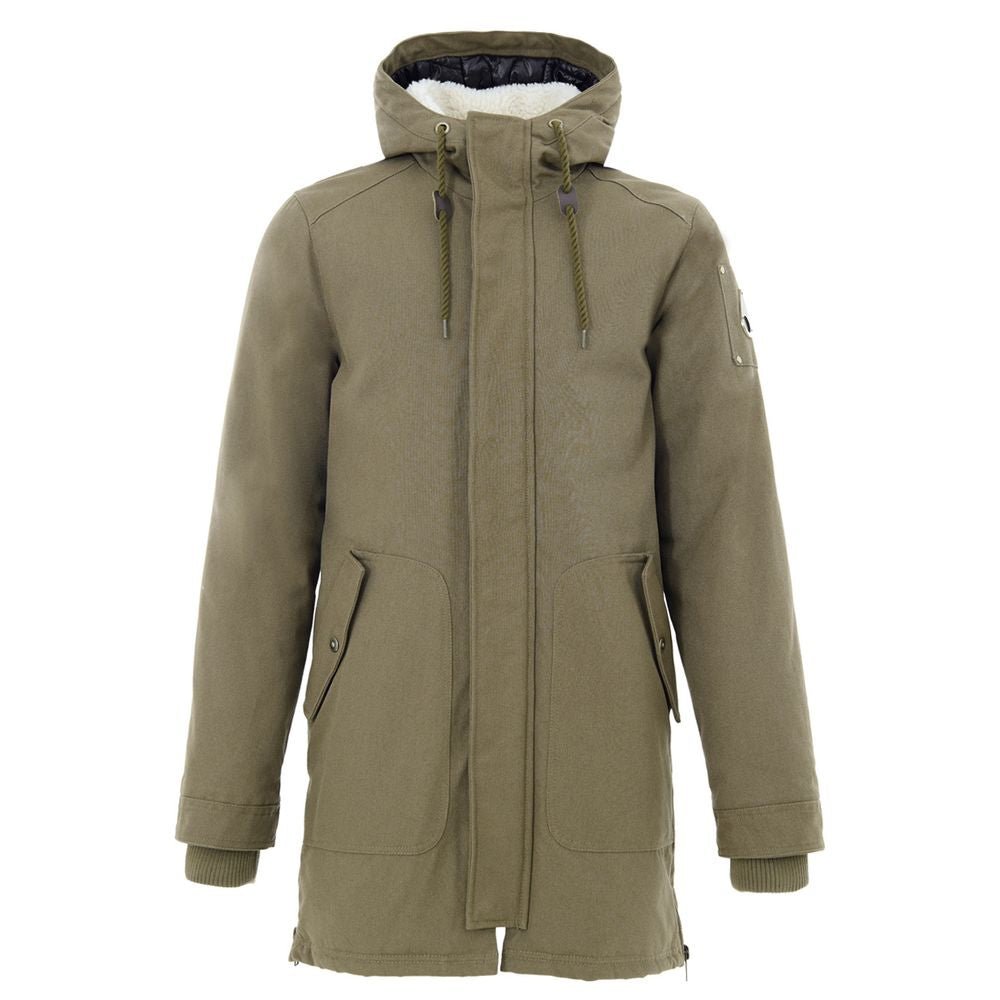 Green Cotton Parka - TIZZIL