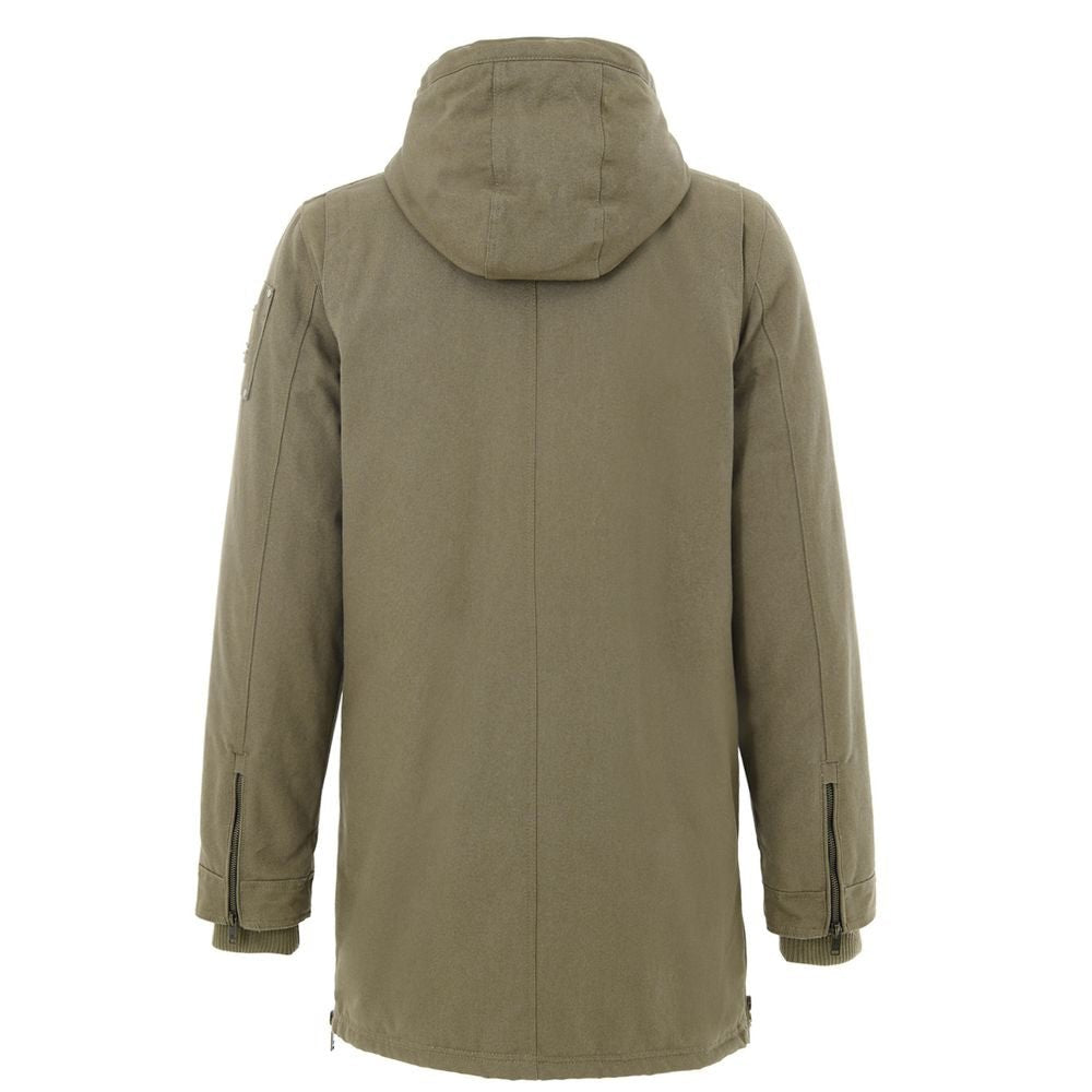 Green Cotton Parka - TIZZIL