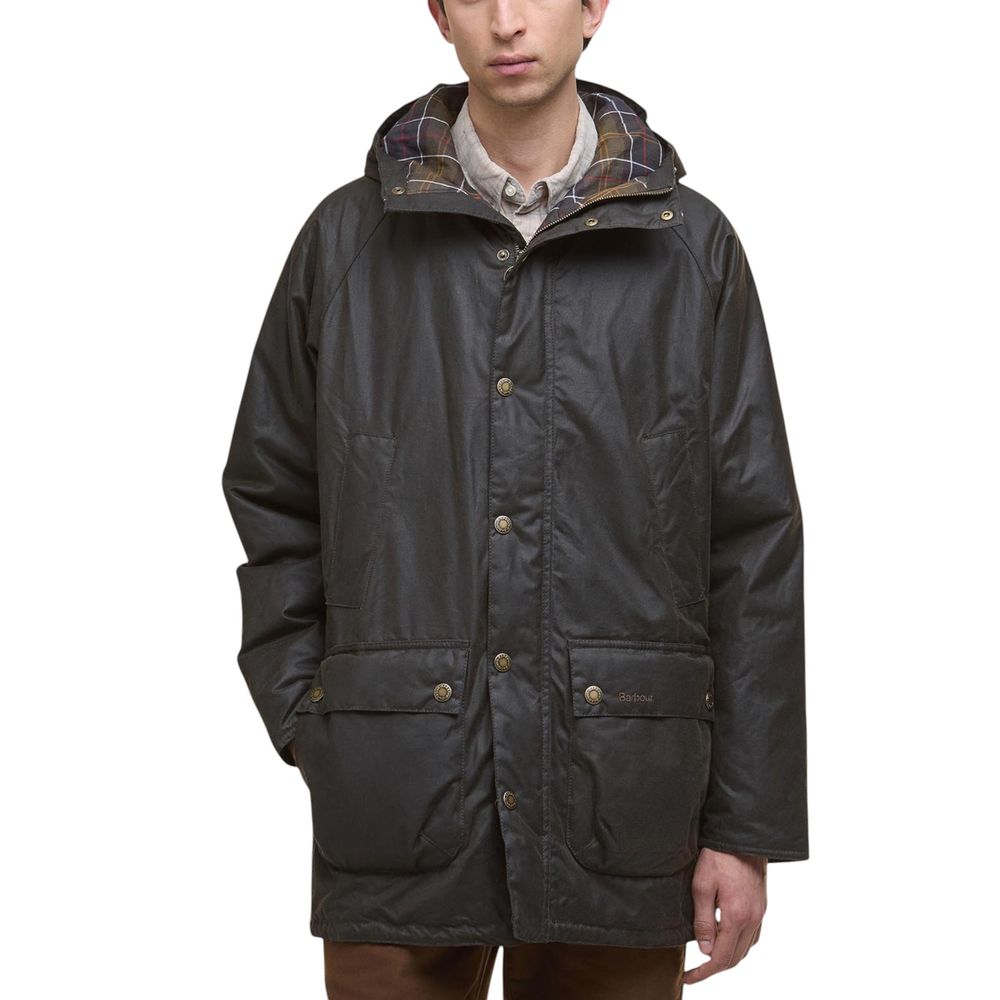 Green Cotton Parka - TIZZIL
