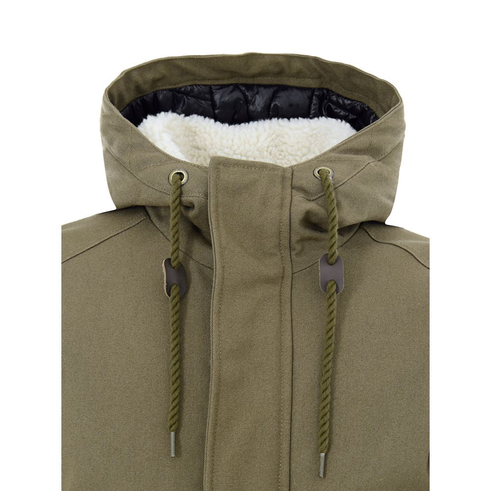 Green Cotton Parka - TIZZIL