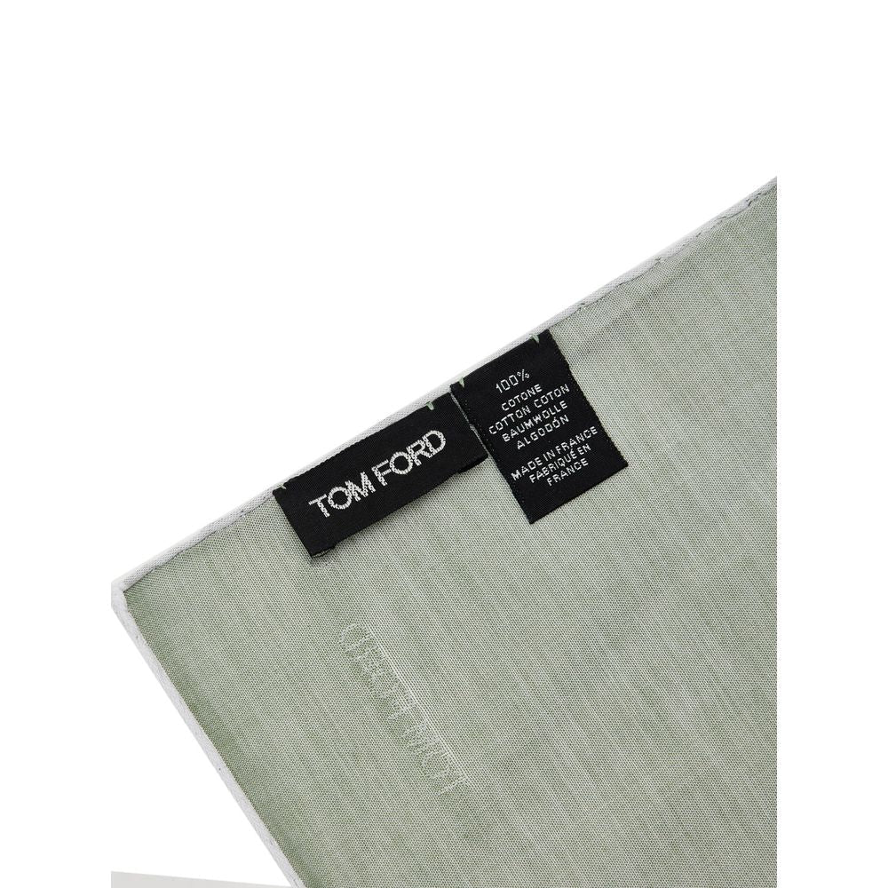Green Cotton Pocket Square - TIZZIL