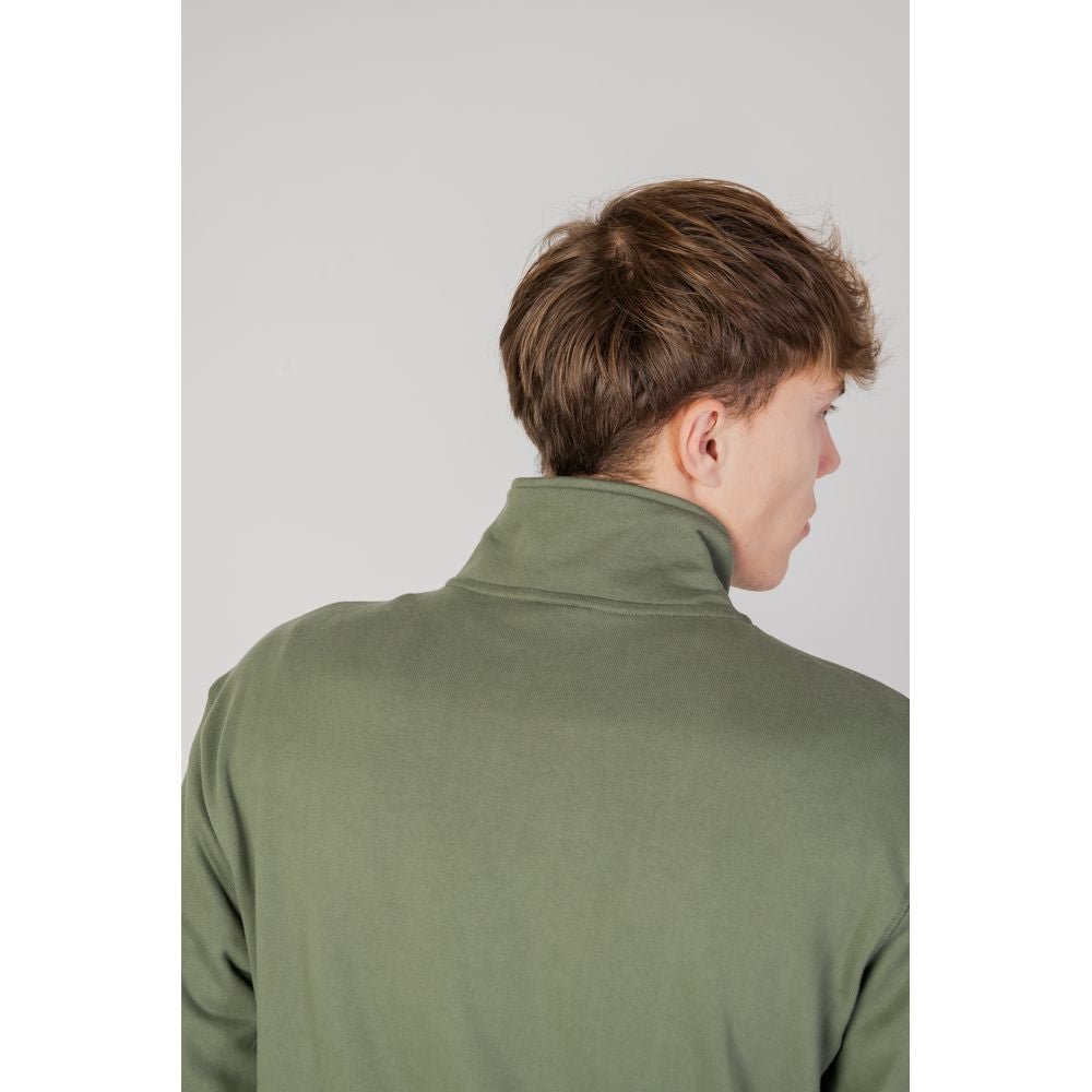 Green Cotton Sweatshirt - TIZZIL