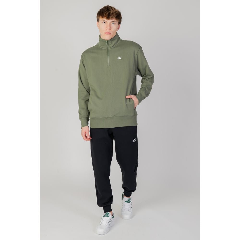 Green Cotton Sweatshirt - TIZZIL