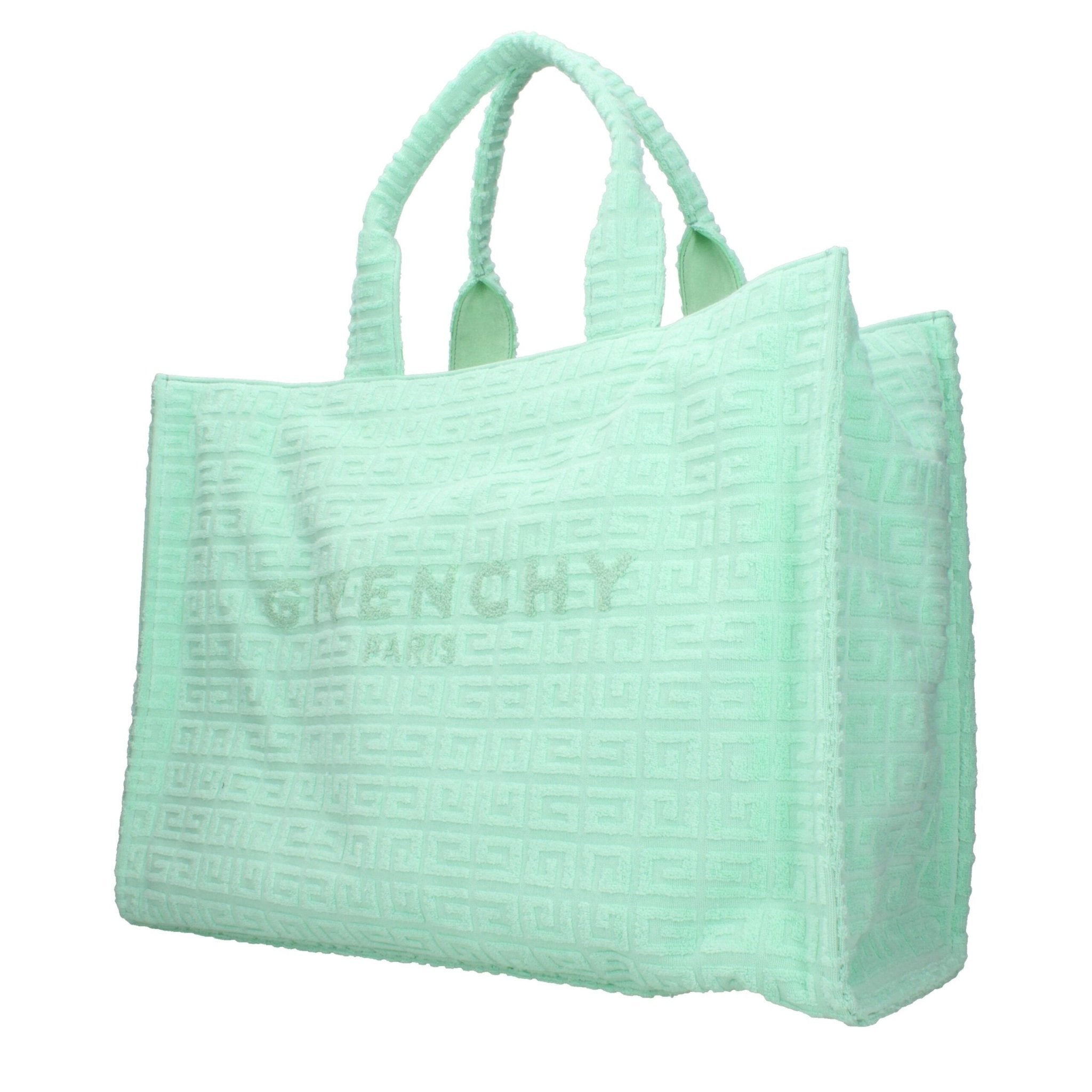 Green Fabric Handbag - TIZZIL