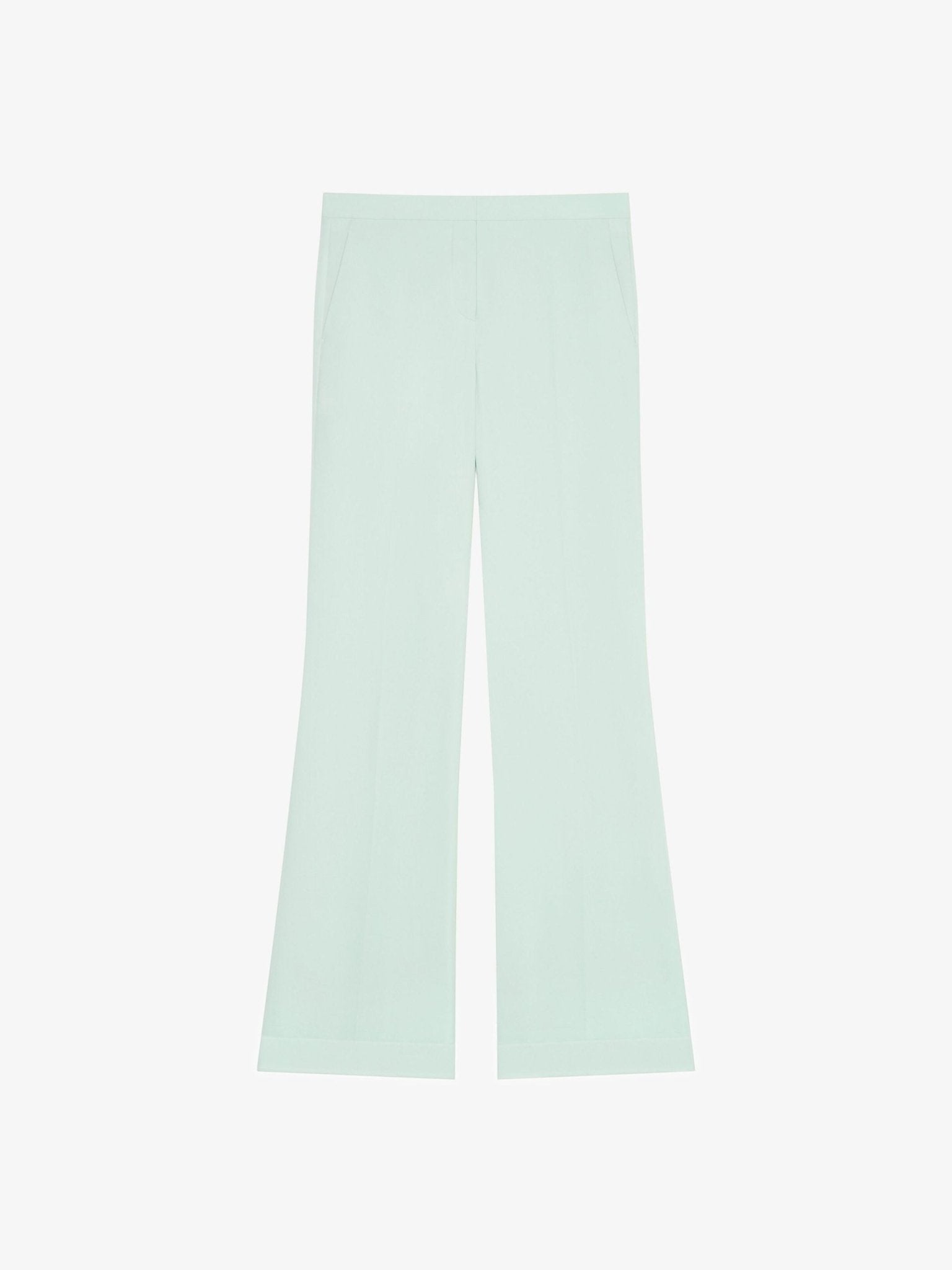 Green Fibres Flared Pants - TIZZIL