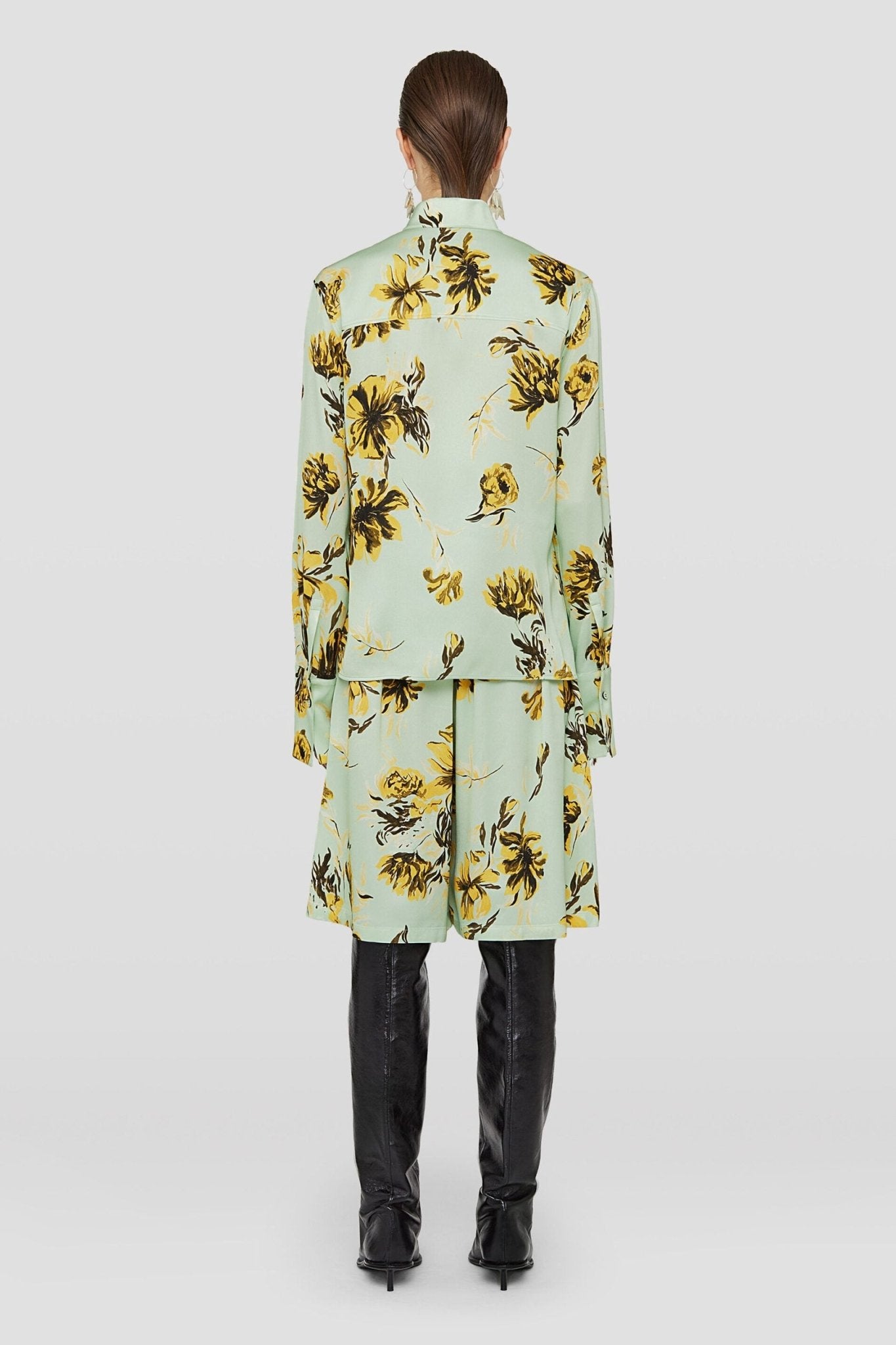 Green Fibres Long Skirt - TIZZIL