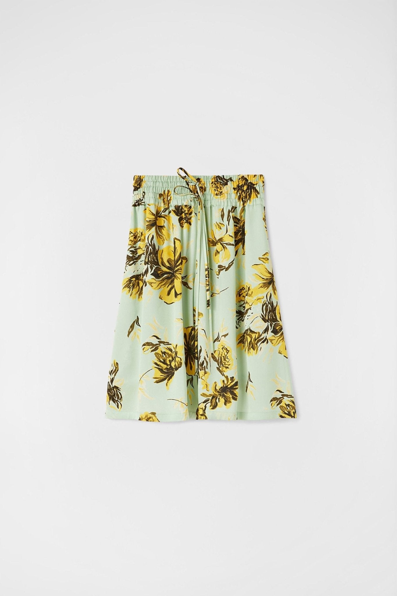 Green Fibres Long Skirt - TIZZIL