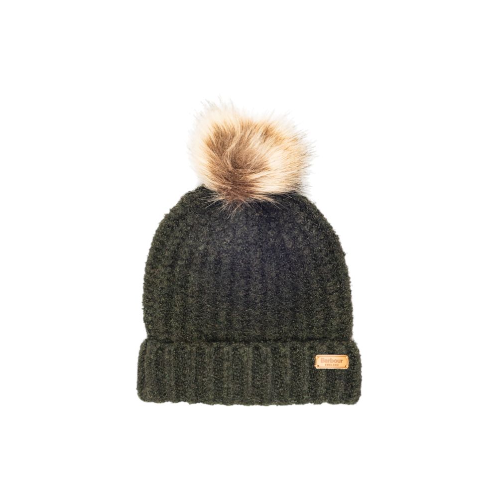 Green Polyester Beanie - TIZZIL