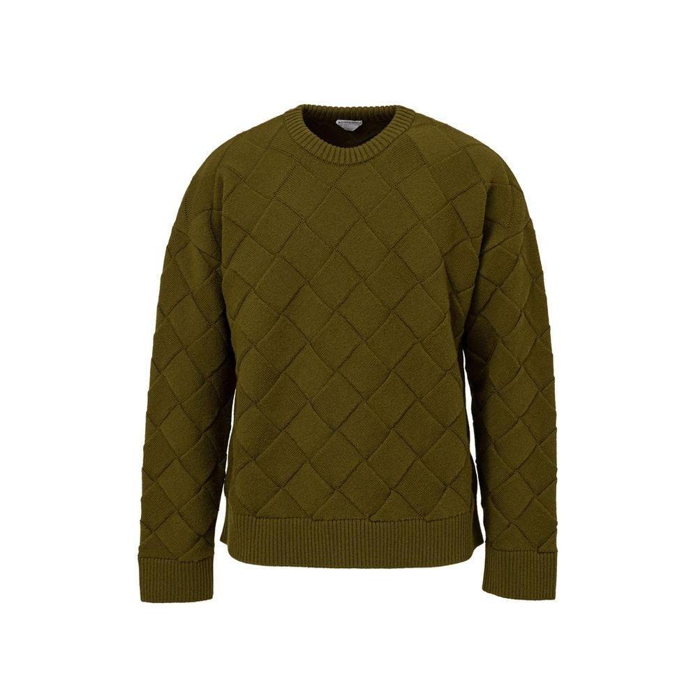 Green Wool Sweatshirt - TIZZIL