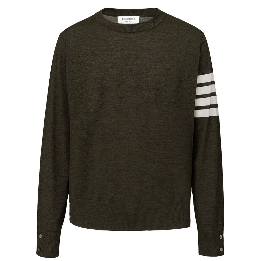 Green Wool Sweatshirt - TIZZIL