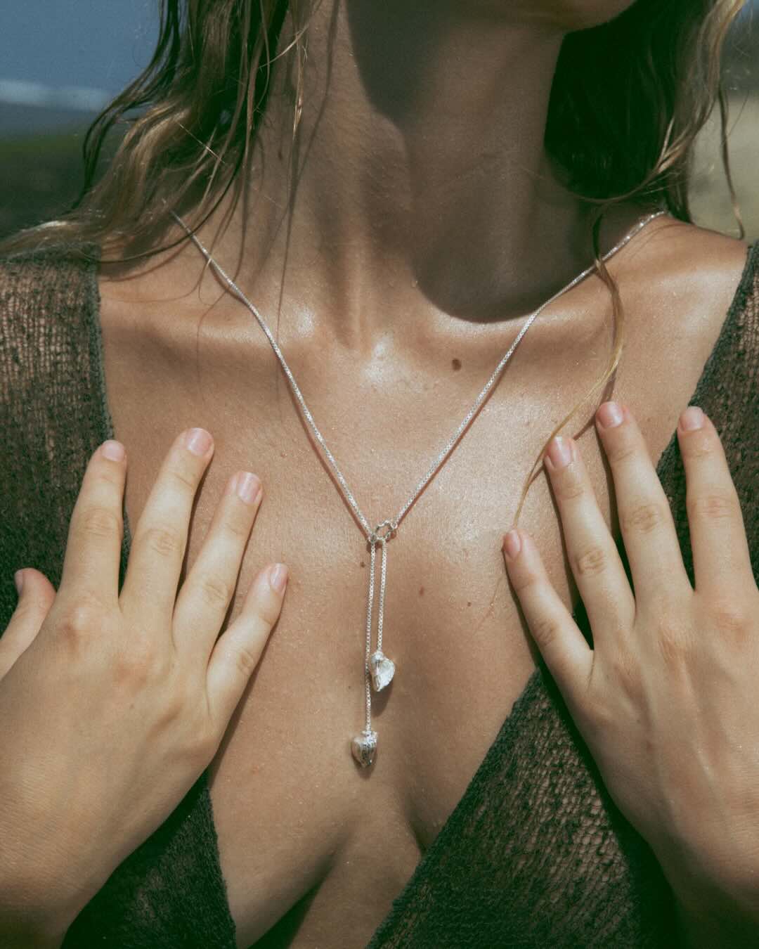 Keong Necklace - Silver - TIZZIL