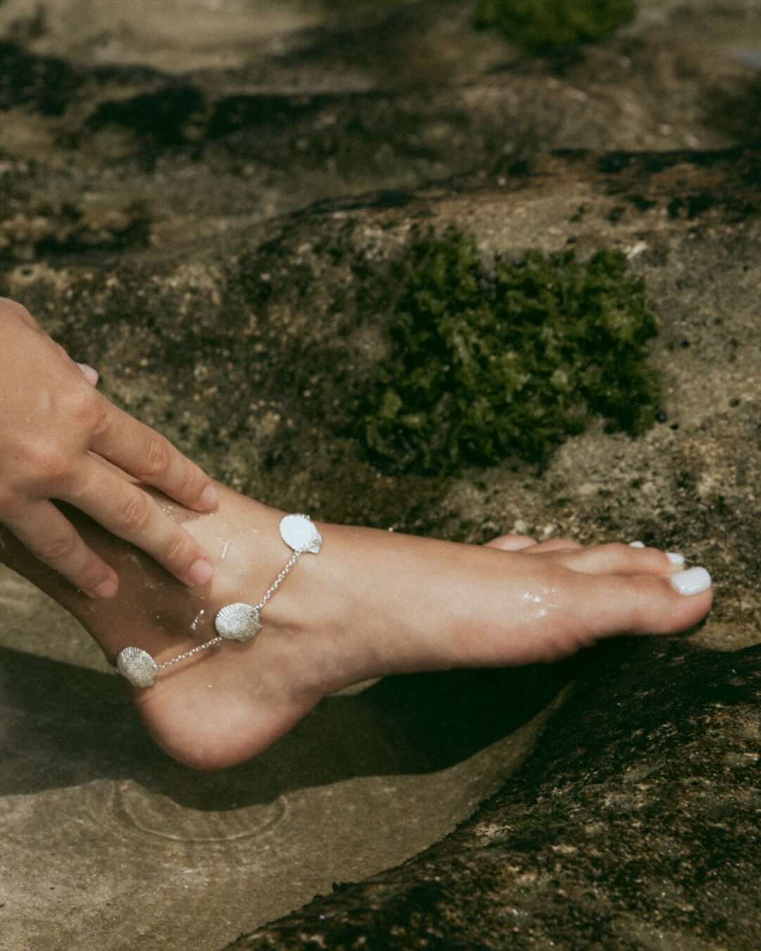 Kerang Anklet - Silver - TIZZIL