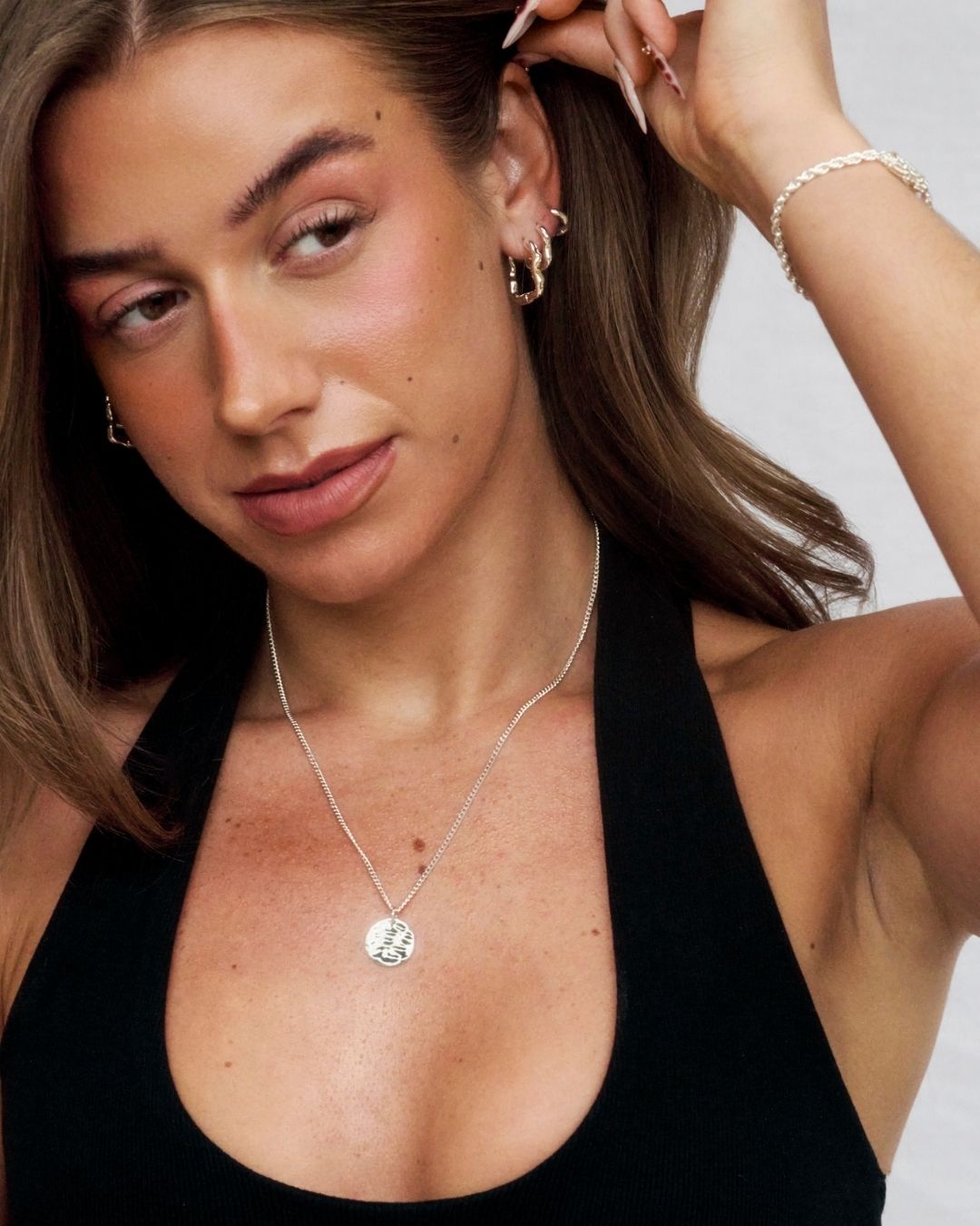 Kilau Pendant - Silver - TIZZIL