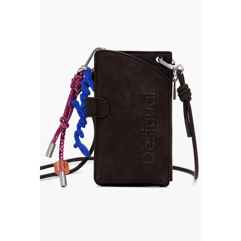 Marrone Poliuretano Womens Wallet - TIZZIL