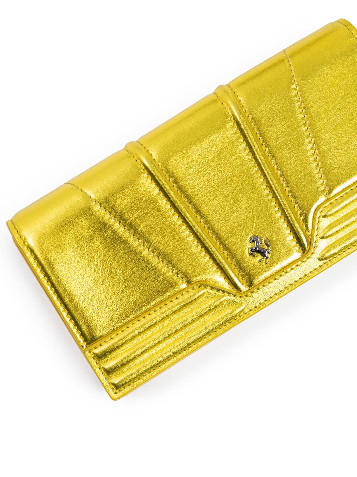 Metal Yellow GT patent leather purse - TIZZIL