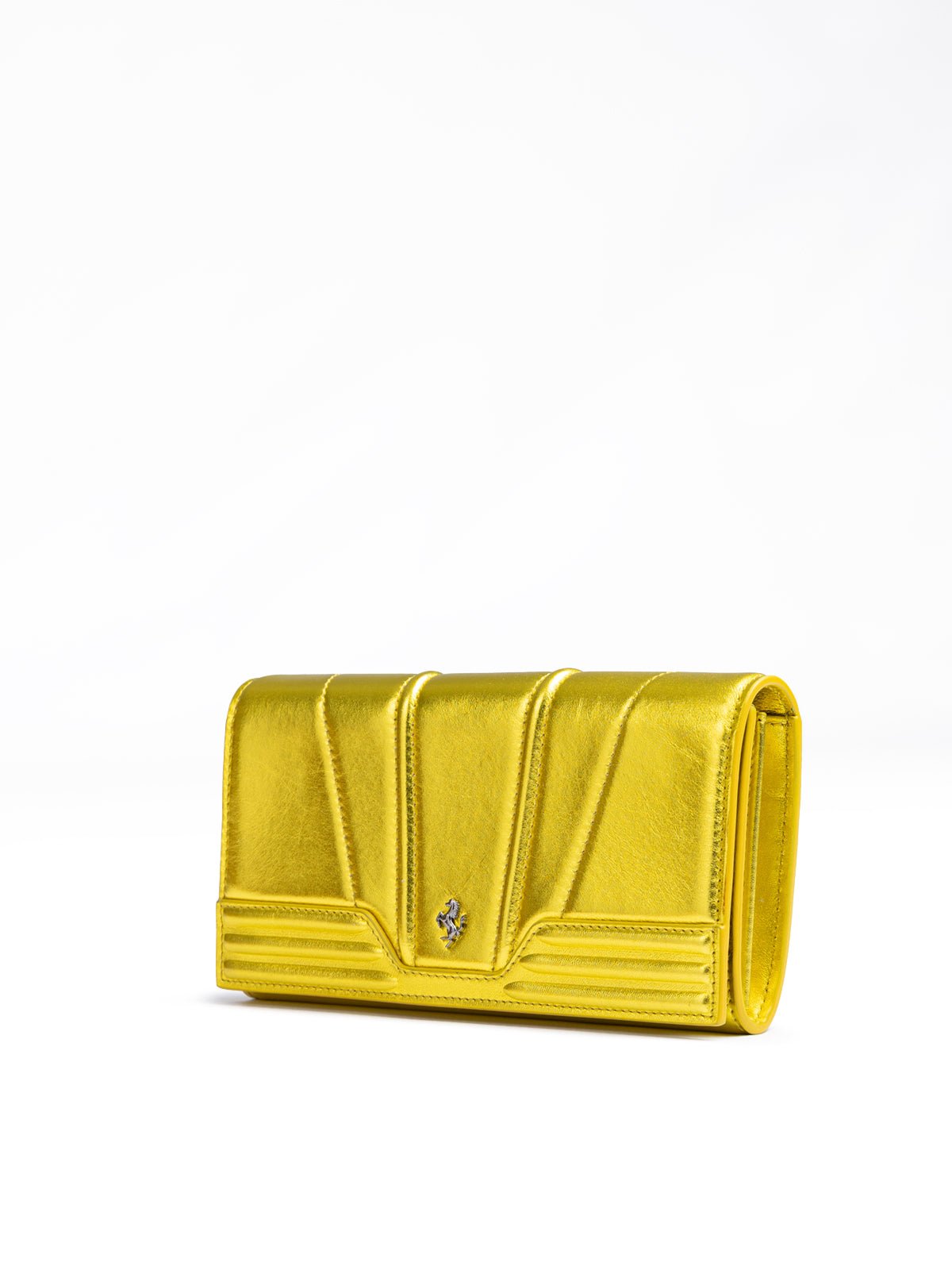 Metal Yellow GT patent leather purse - TIZZIL