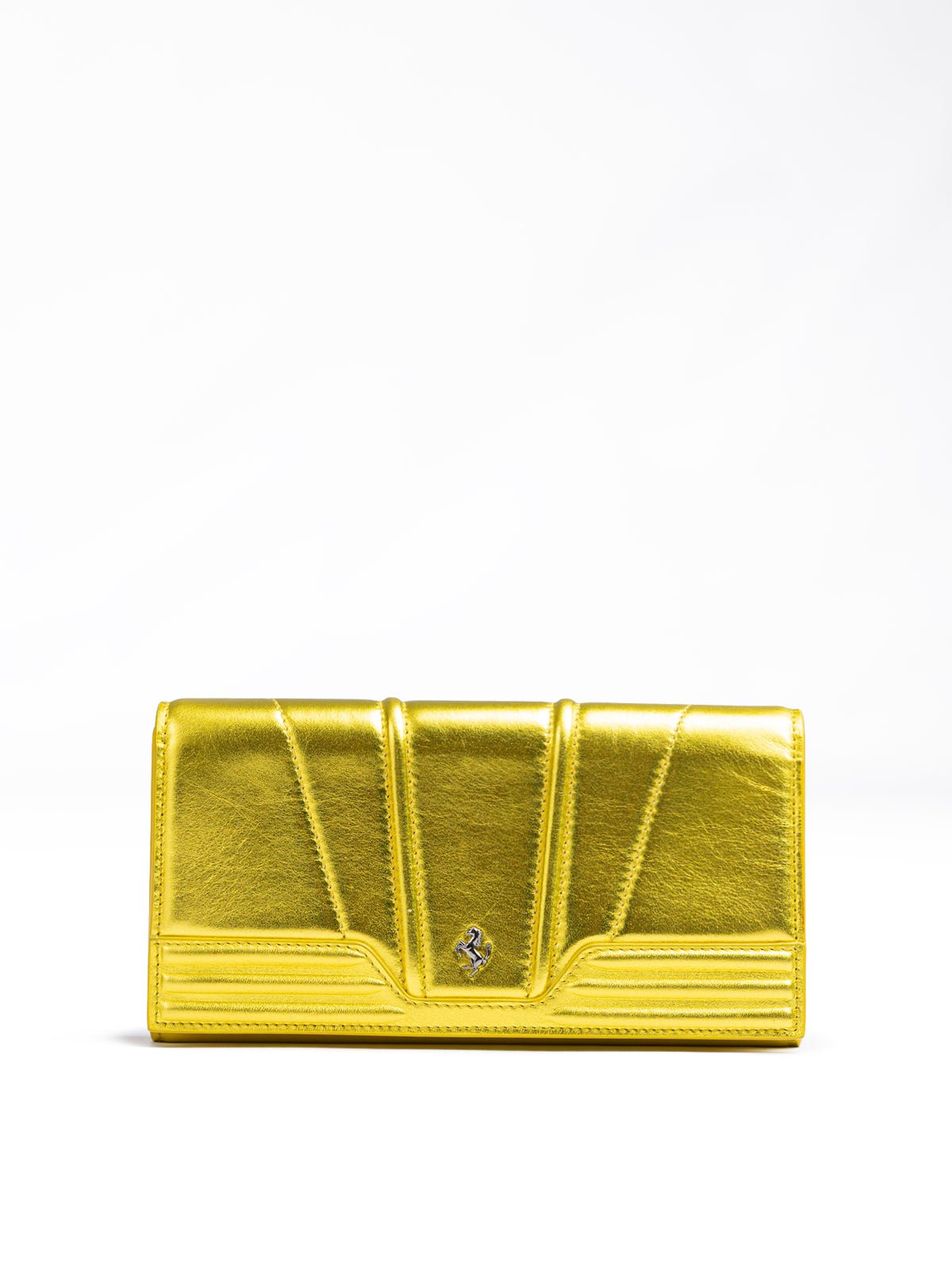 Metal Yellow GT patent leather purse - TIZZIL