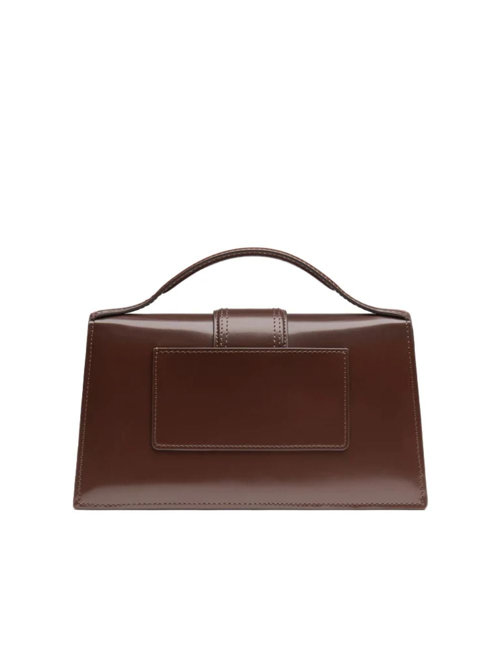 Midnight brown Leather Le Grand Bambino Handbag - TIZZIL