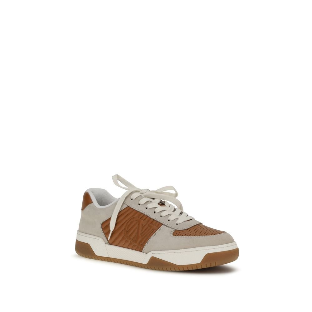 Multicolor Calf Leather Bos Taurus Athletic Sneakers - TIZZIL
