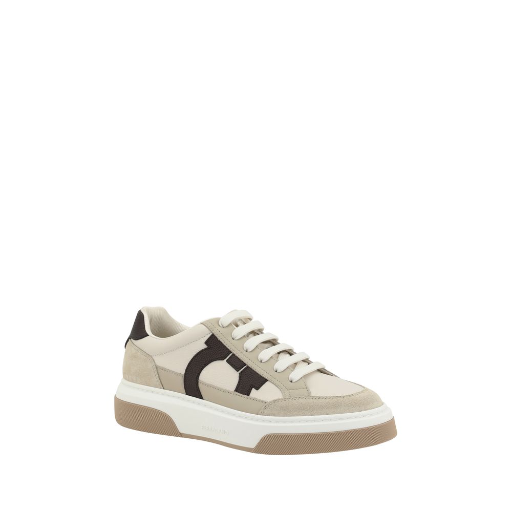 Multicolor Calf Leather Bos Taurus Platform Sneakers - TIZZIL