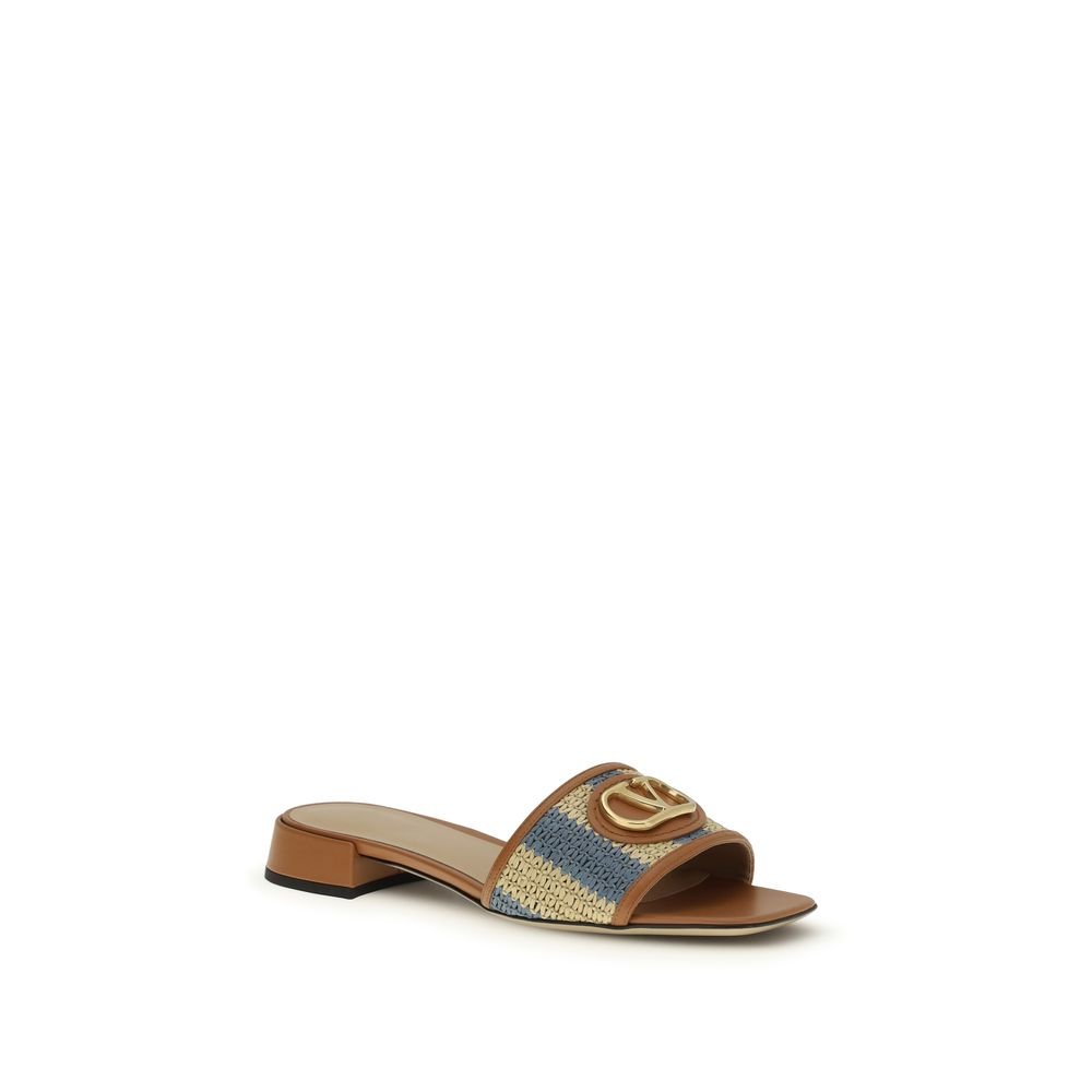 Multicolor Calf Leather Bos Taurus Sandals - TIZZIL