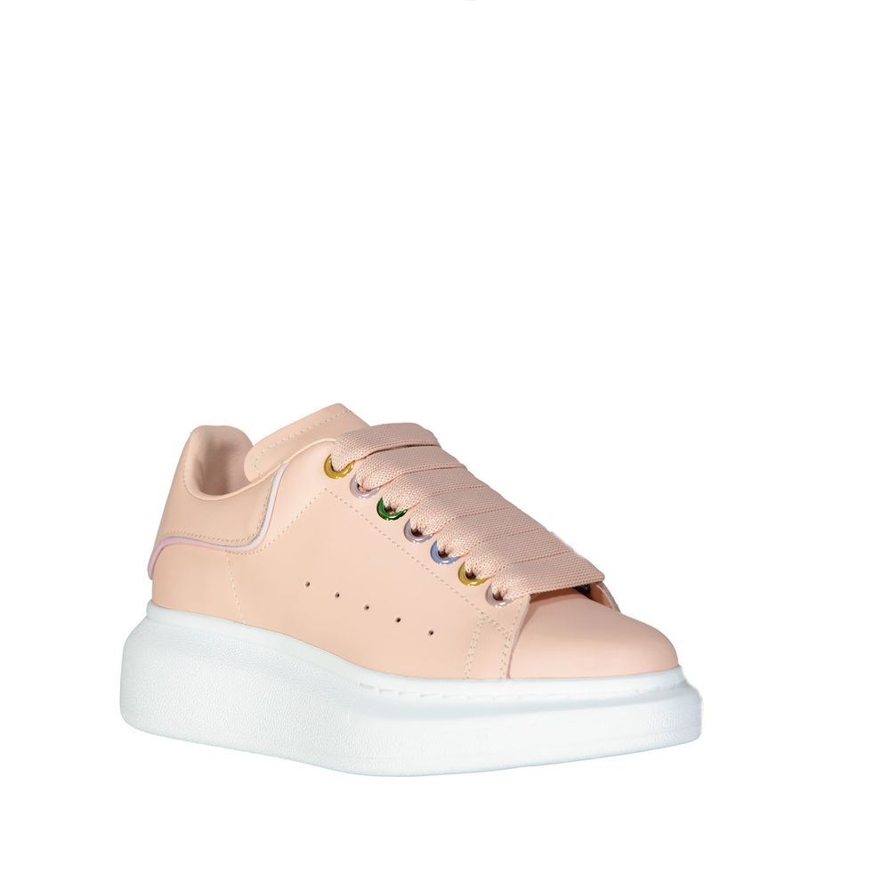 Multicolor Calfskin Chunky Sneakers - TIZZIL