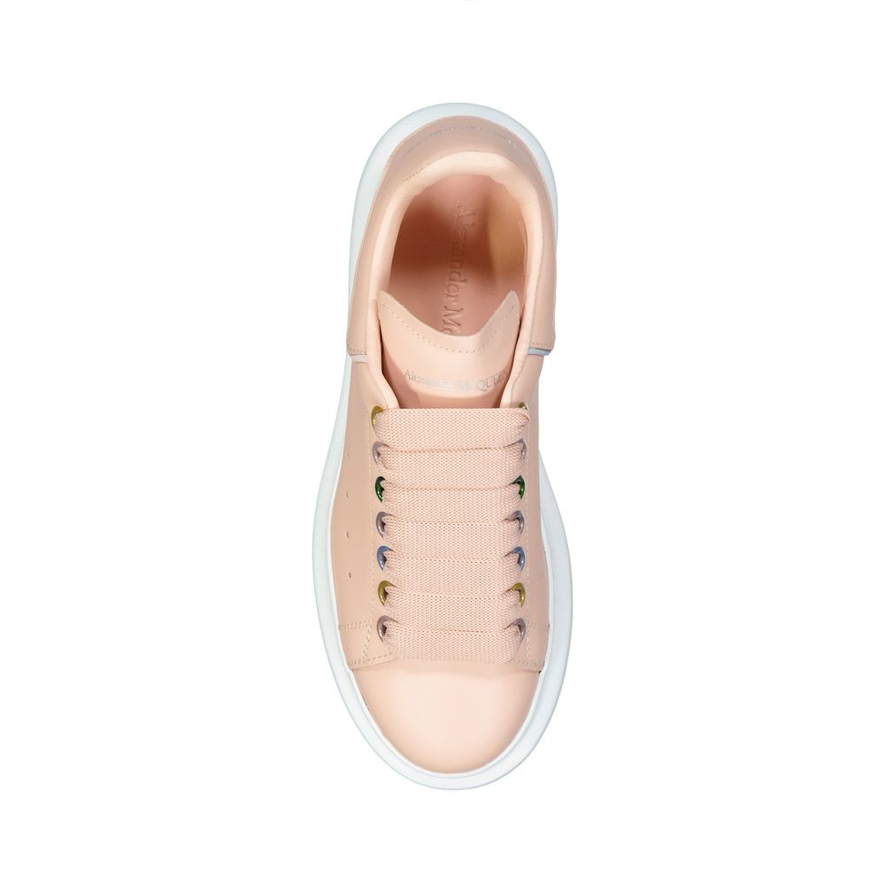 Multicolor Calfskin Chunky Sneakers - TIZZIL