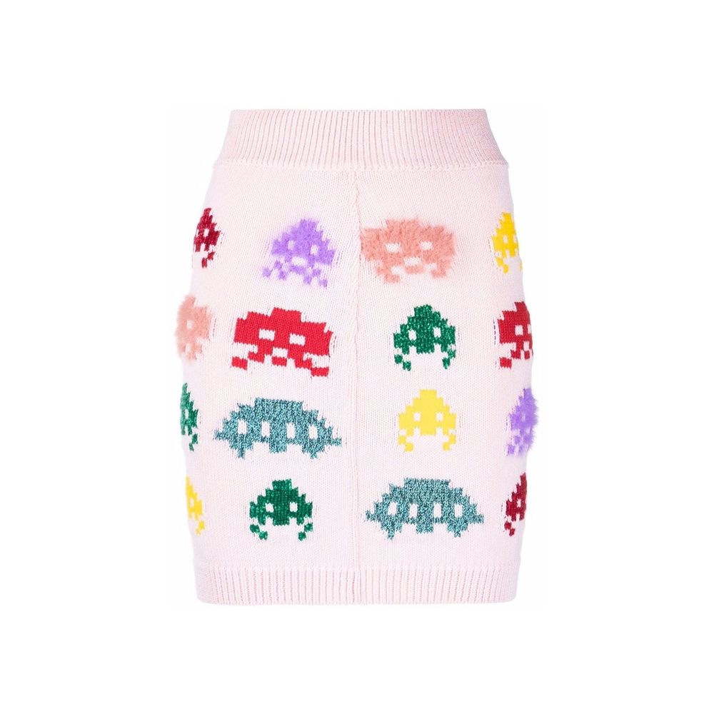 Multicolor Cotton Mini Skirt - TIZZIL