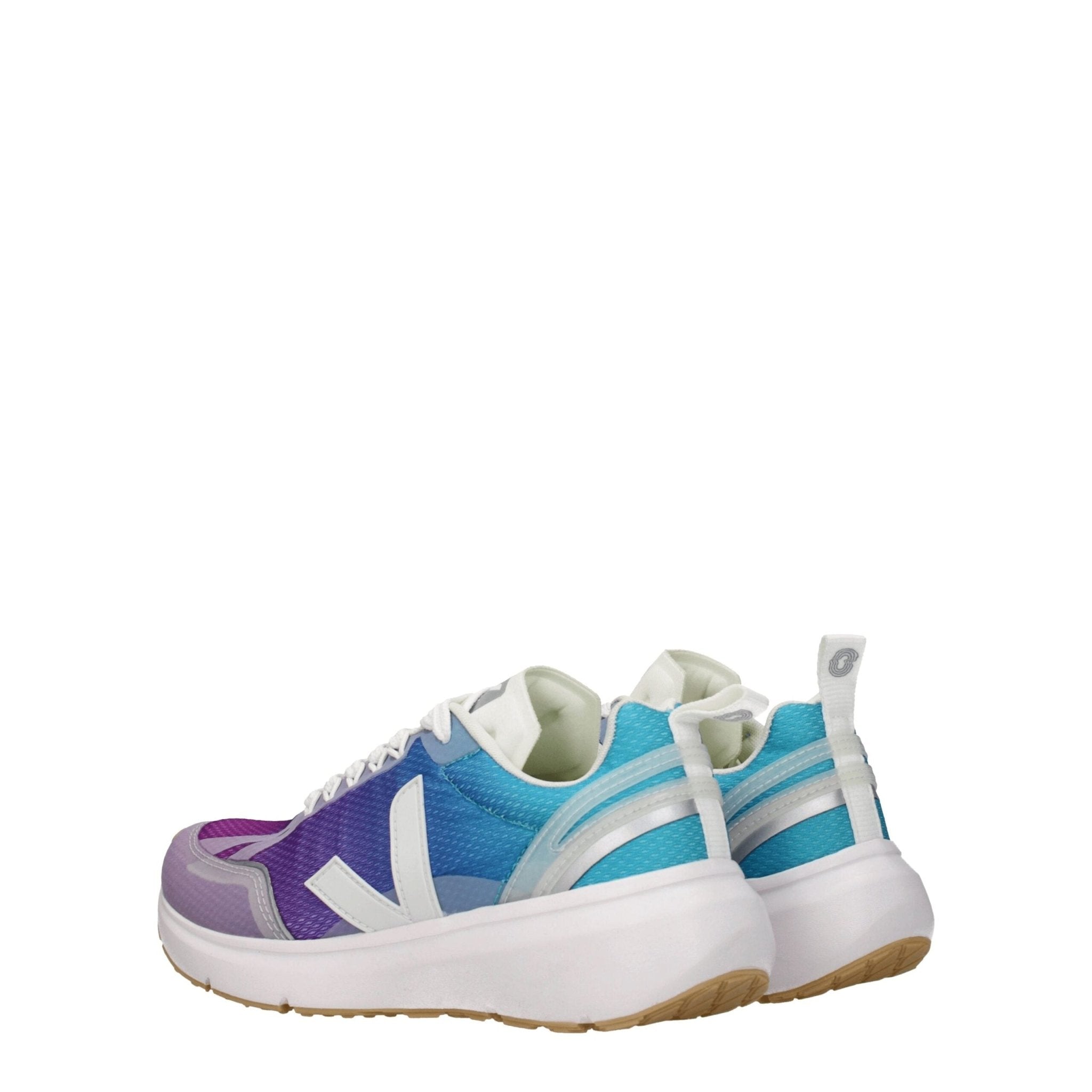 Multicolor Fabric Athletic Sneakers - TIZZIL