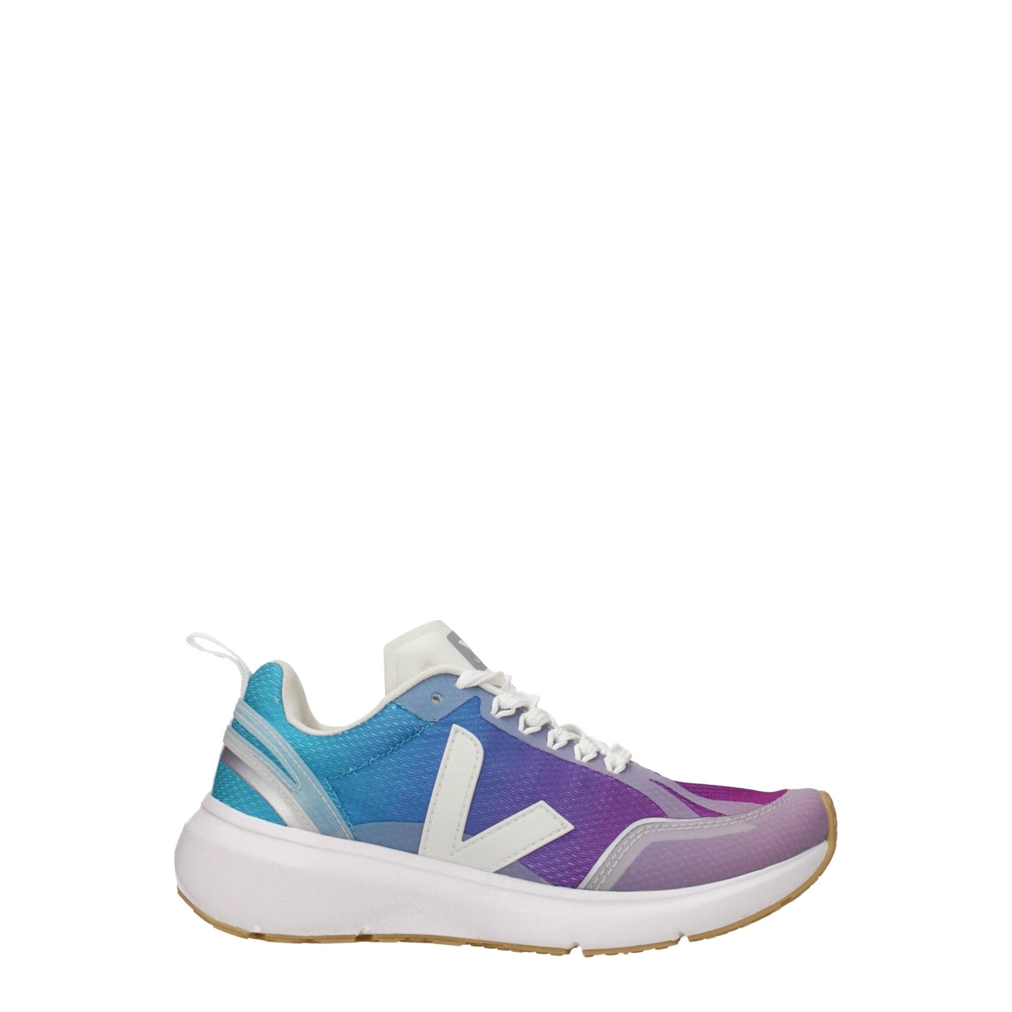 Multicolor Fabric Athletic Sneakers - TIZZIL