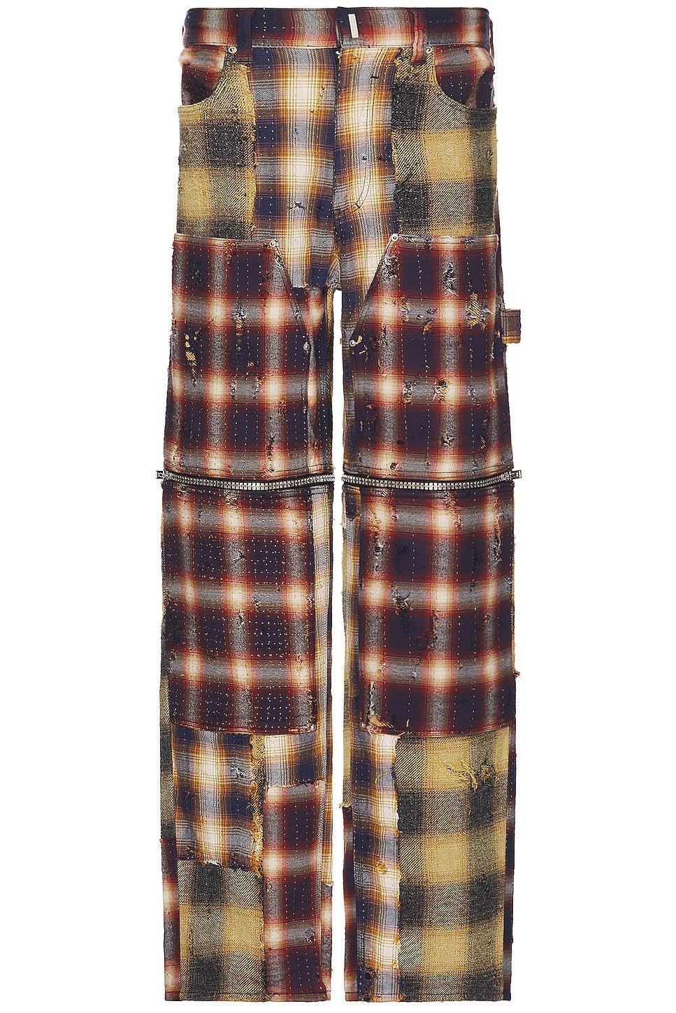 Multicolor Fibres Casual Pants - TIZZIL