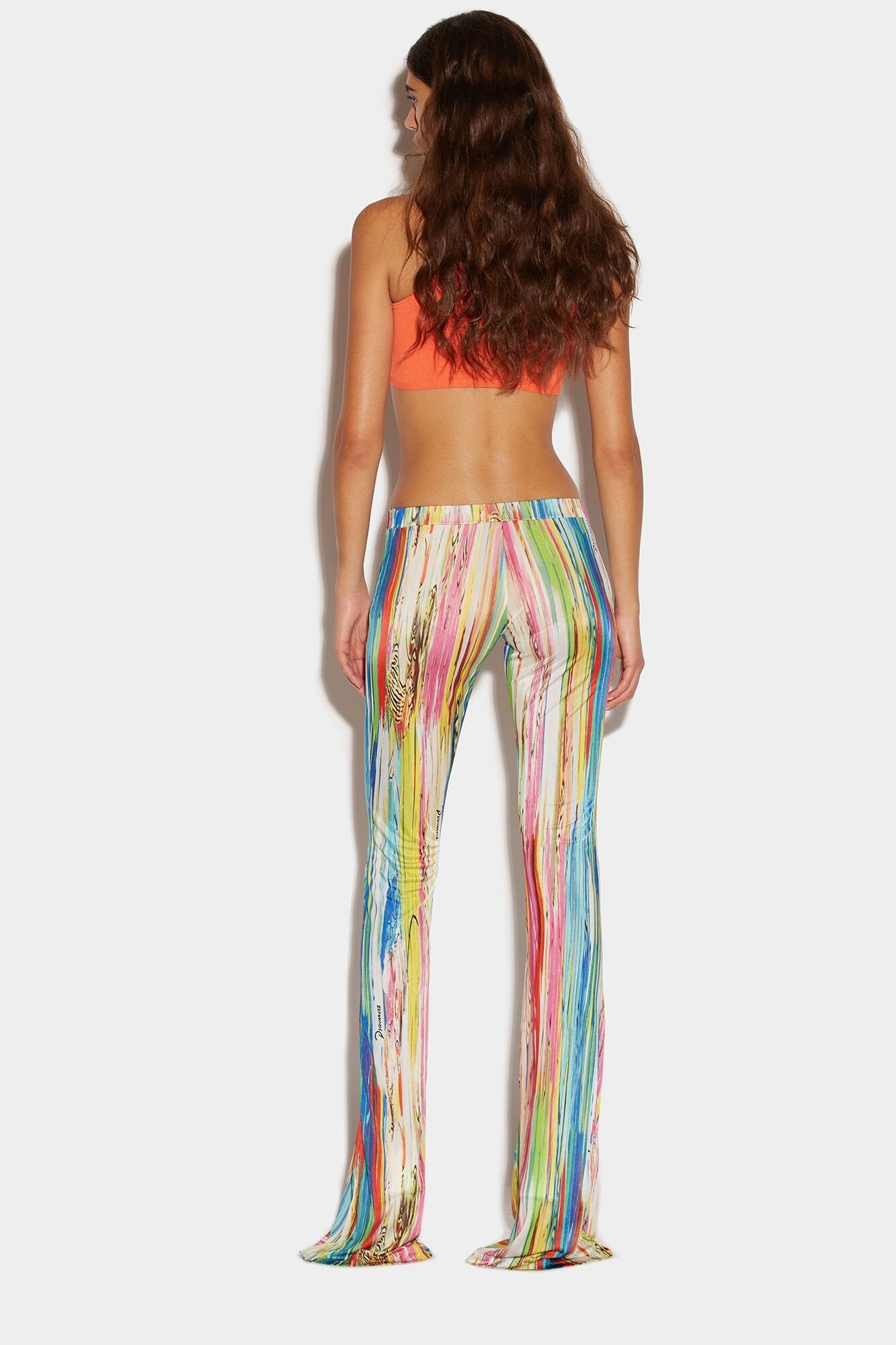 Multicolor Fibres Casual Pants - TIZZIL