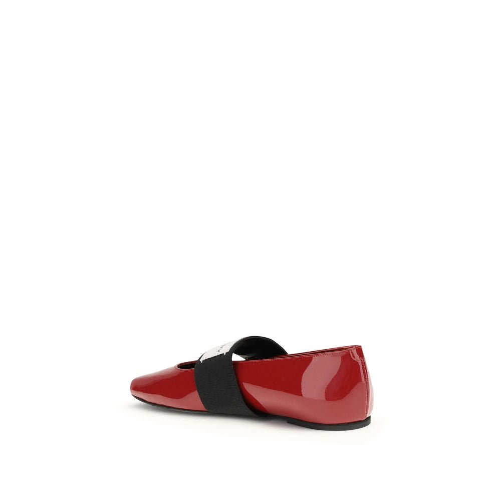 Multicolor Leather Ballet Flats - TIZZIL