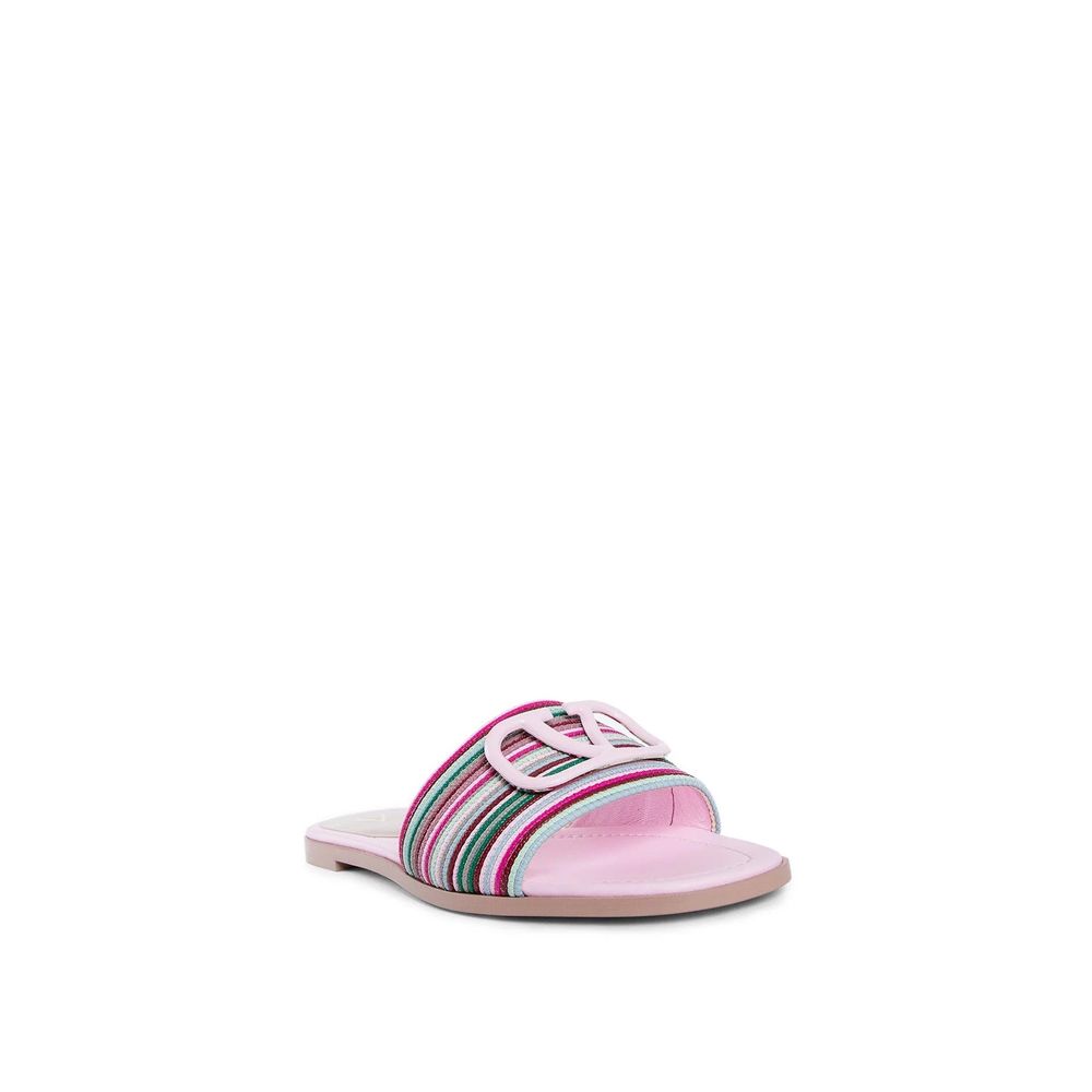 Multicolor Leather Slides - TIZZIL