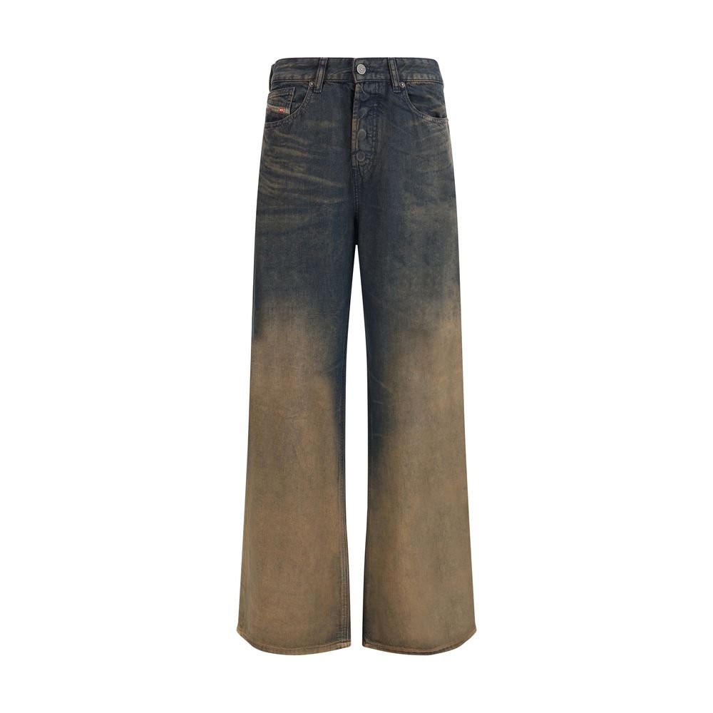 Multicolor Lyocell Relaxed Fit Jeans - TIZZIL