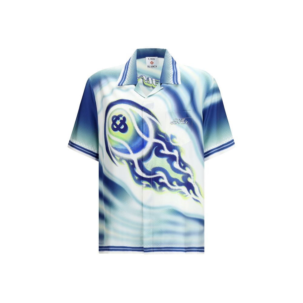 Multicolor Silk Dress Shirt - TIZZIL