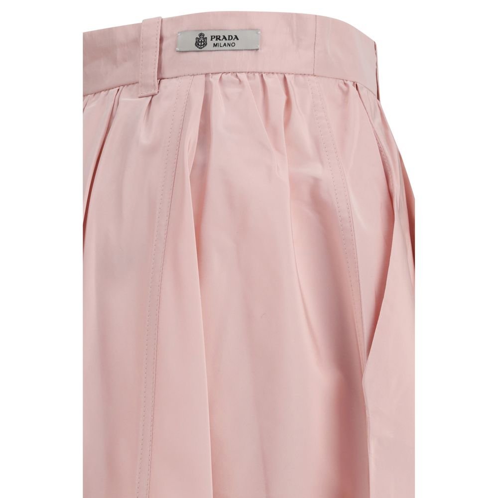 Multicolor Silk Long Skirt - TIZZIL